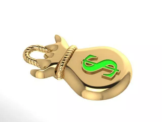 Money Bag Pendant 3D print model