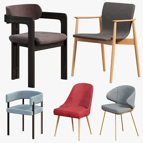 Butterfly  GallottiandRadice  MidCentury Dining  Kinley  TCHAIRs Low-poly 3D model