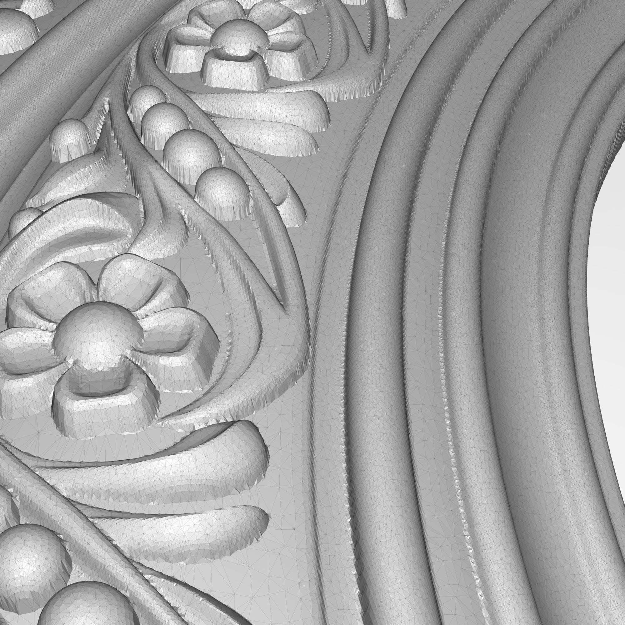 Carved Picture Frame 3D model_6