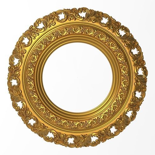 Carved Picture Frame 3D model