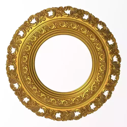 Carved Picture Frame 3D model