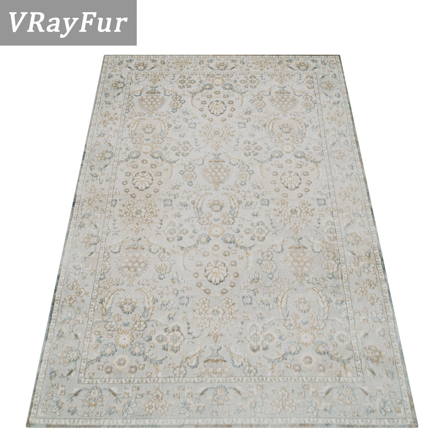 Rug Set 1390 3D model_2