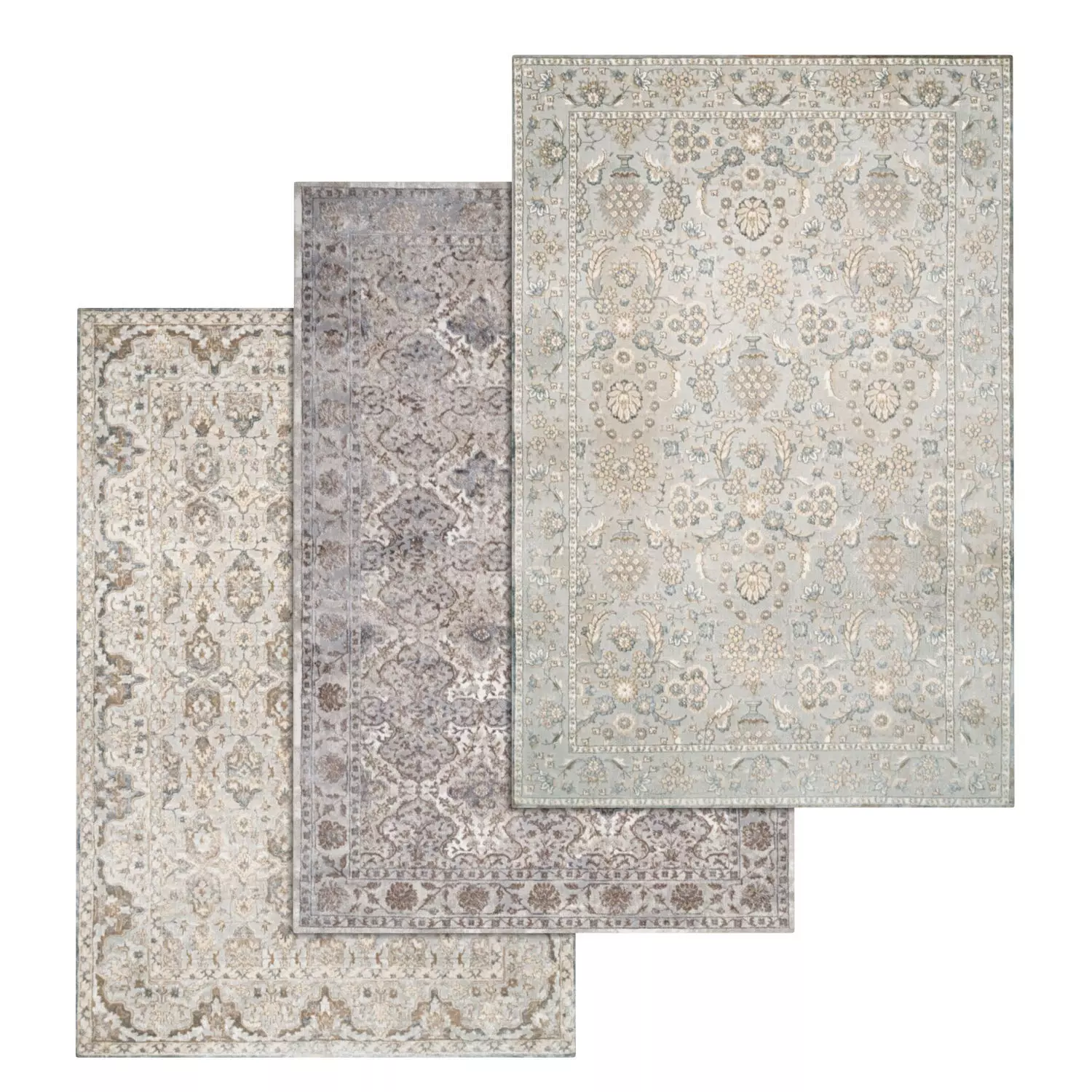 Rug Set 1390 3D model_0