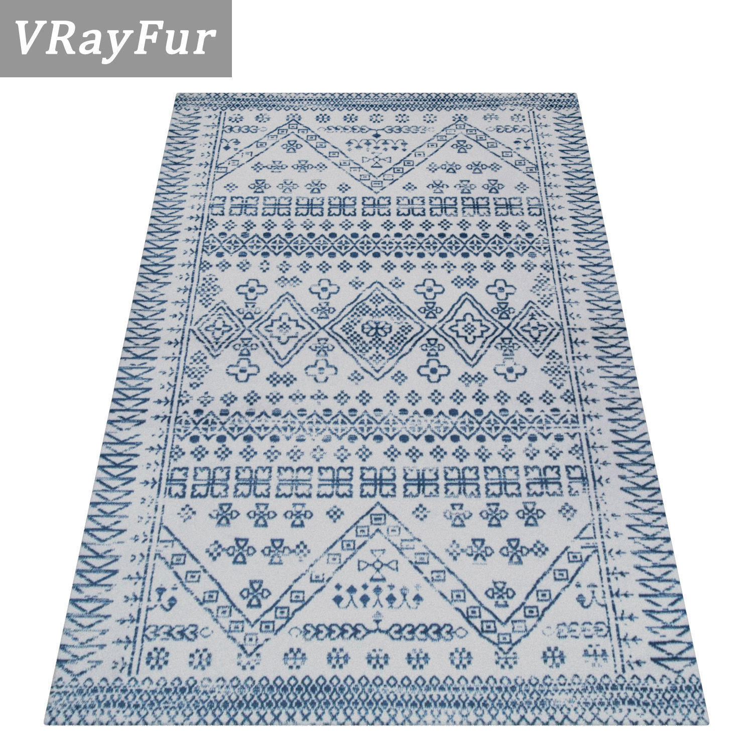 Rug Set 1393 3D model_2