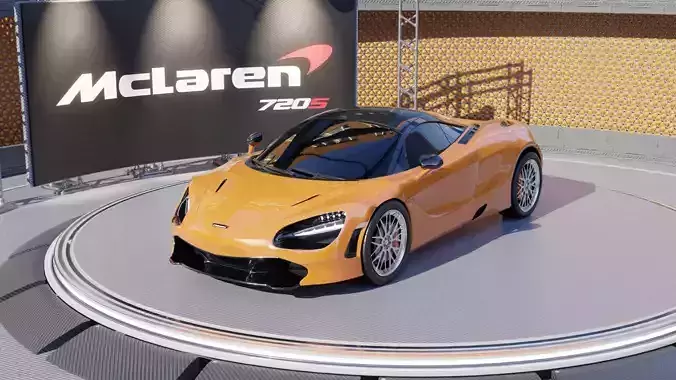 McLaren 720s 3D model