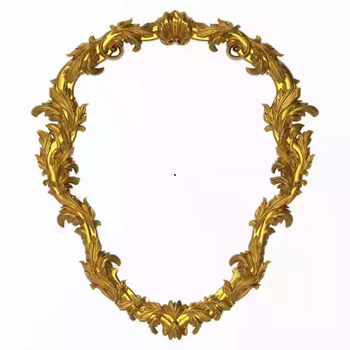 Carved Picture Frame 3D model