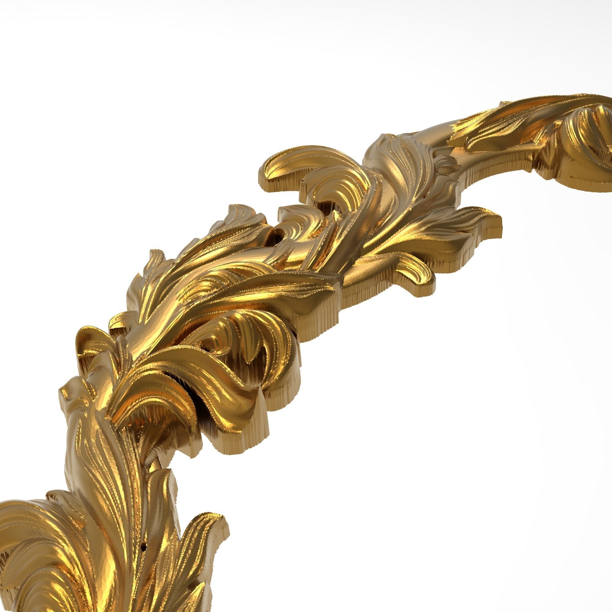 Carved Picture Frame 3D model_5