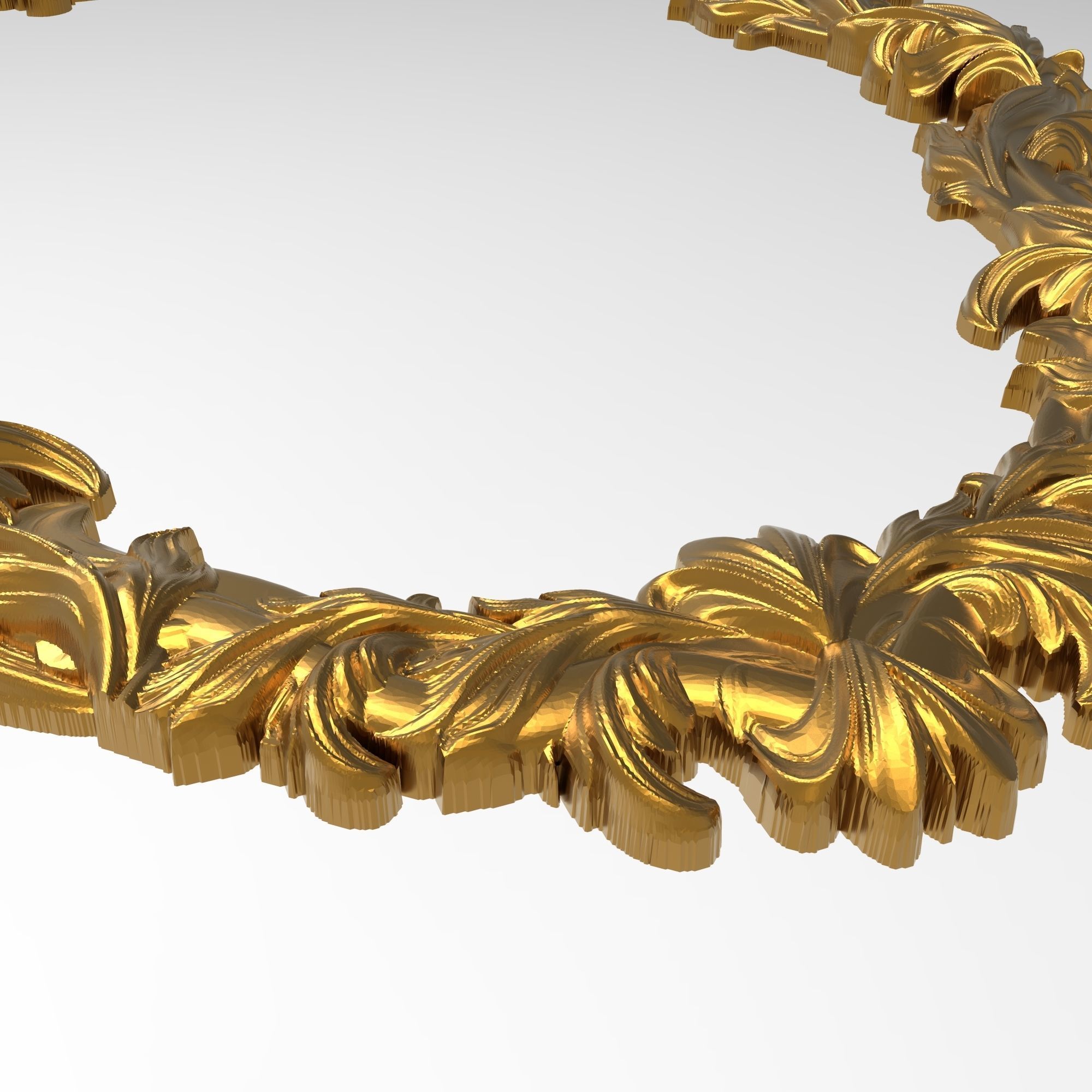 Carved Picture Frame 3D model_4