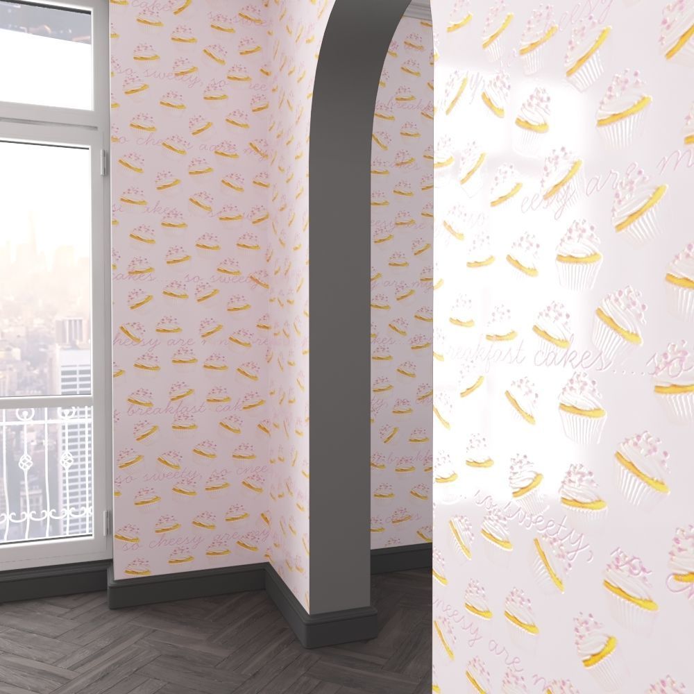 WallDeco-Life-var-01 wallpaper 3D model_1