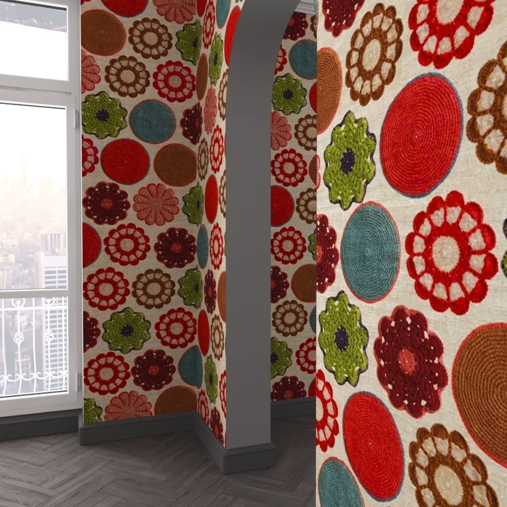 WallDeco-Life-var-06 room wallpaper 3D model_1