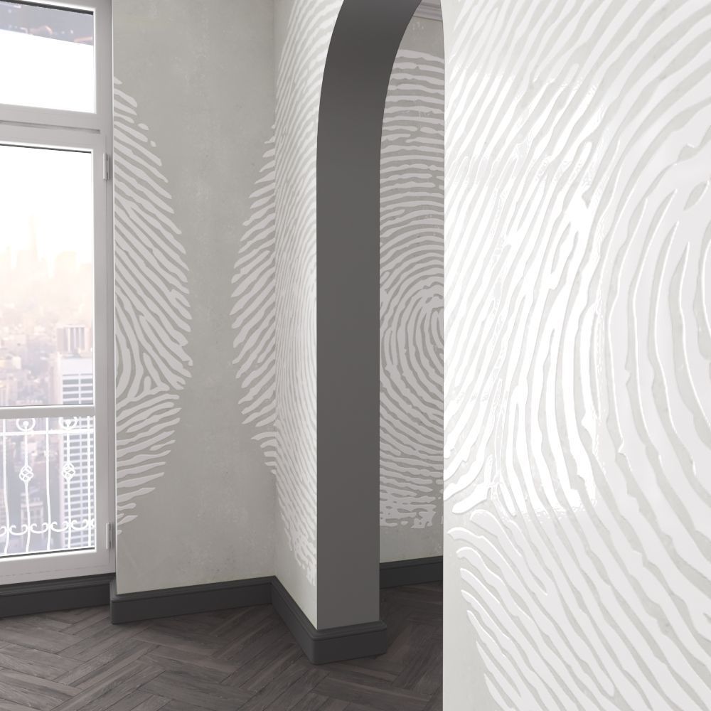 WallDeco-Life-var-07 fingerprint wall decal 3D model_1