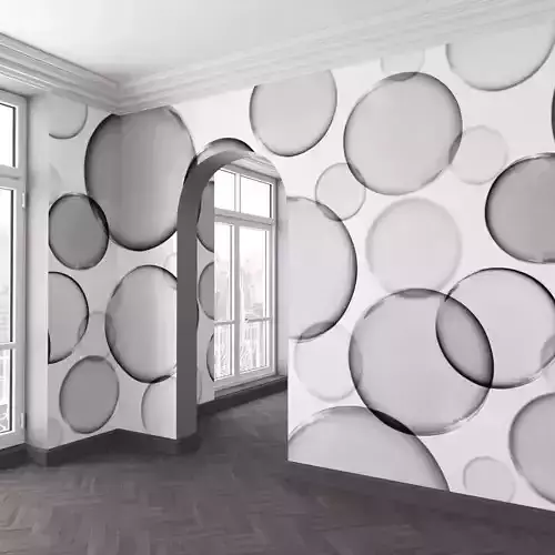 WallDeco-Life-var-29 room with circles on wall