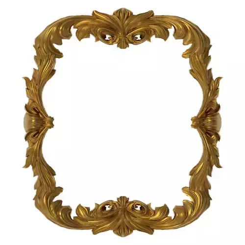 Carved Picture Frame 3D model