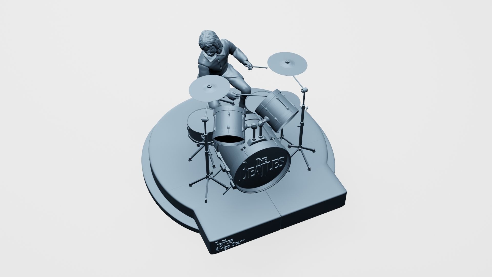 RINGO STARR - THE BEATLES - ROOFTOP CONCERT 3D print model_4