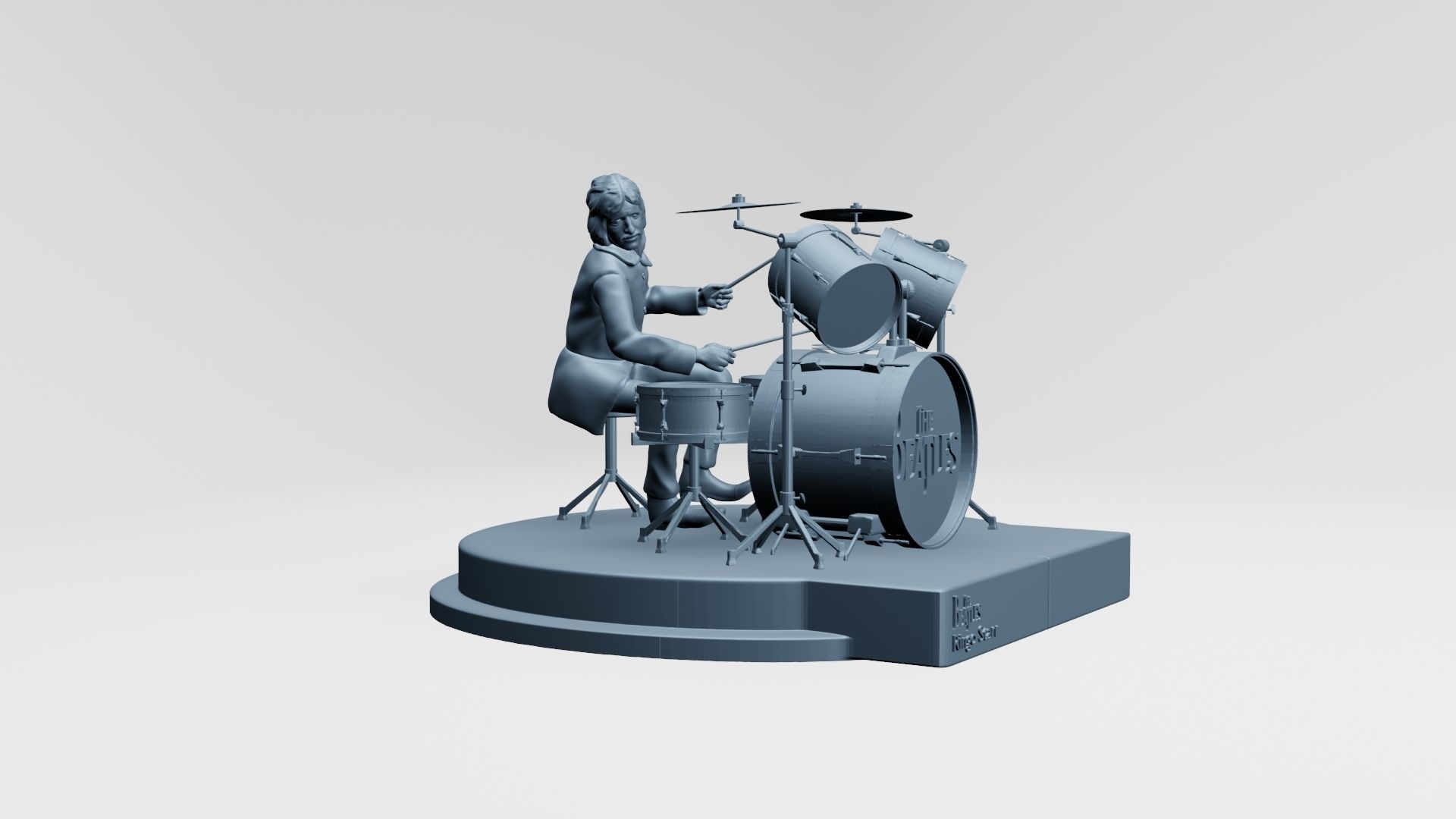 RINGO STARR - THE BEATLES - ROOFTOP CONCERT 3D print model_2