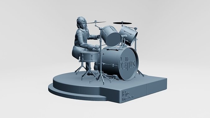 RINGO STARR - THE BEATLES -  ROOFTOP CONCERT 3D print model