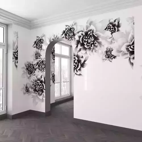 WallDeco-Life-var-46 floral wall mural