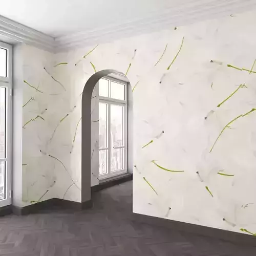 WallDeco-Life-var-54 empty room with floral wallpaper