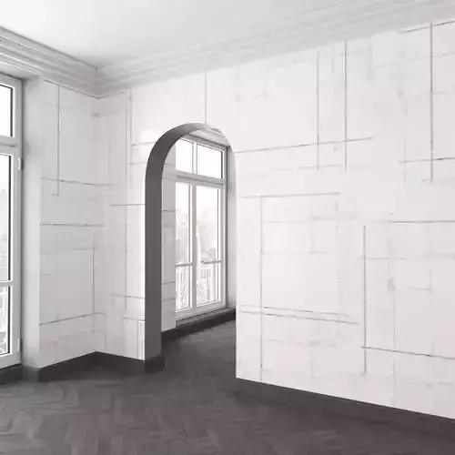 WallDeco-Life-var-56 empty room with walls and wooden floors