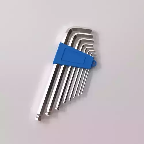 Hex Key 3D model