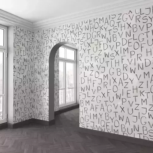 WallDeco-Life-var-76 alphabet wall paper