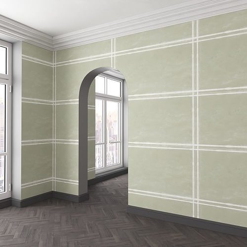 WallDeco-Life-var-78 sage wall paper 3D model