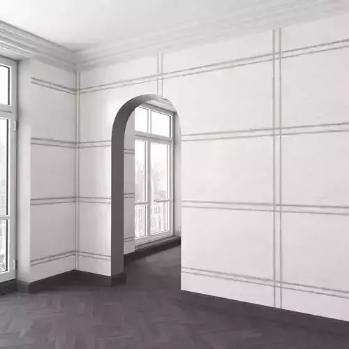 WallDeco-Life-var-79 empty room with walls and wooden floors