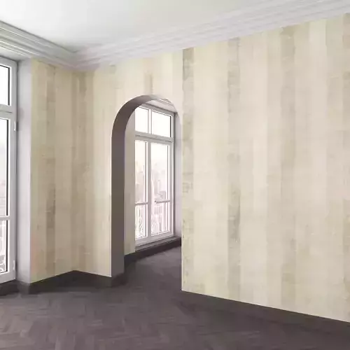 WallDeco-Life-var-82 empty room with striped wallpaper