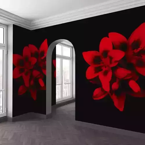 WallDeco-Life-var-114 lily wall mural