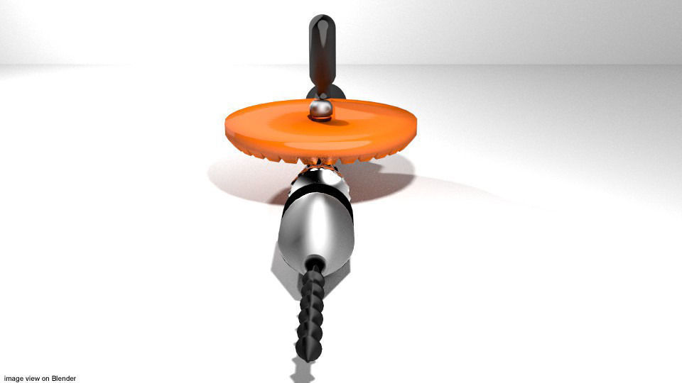 Craftsman Handtools - Hand Drill 3D model_1