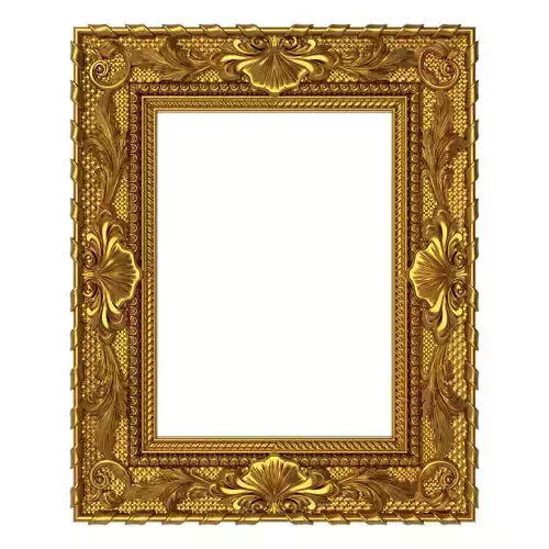 Carved Picture Frame 3D model