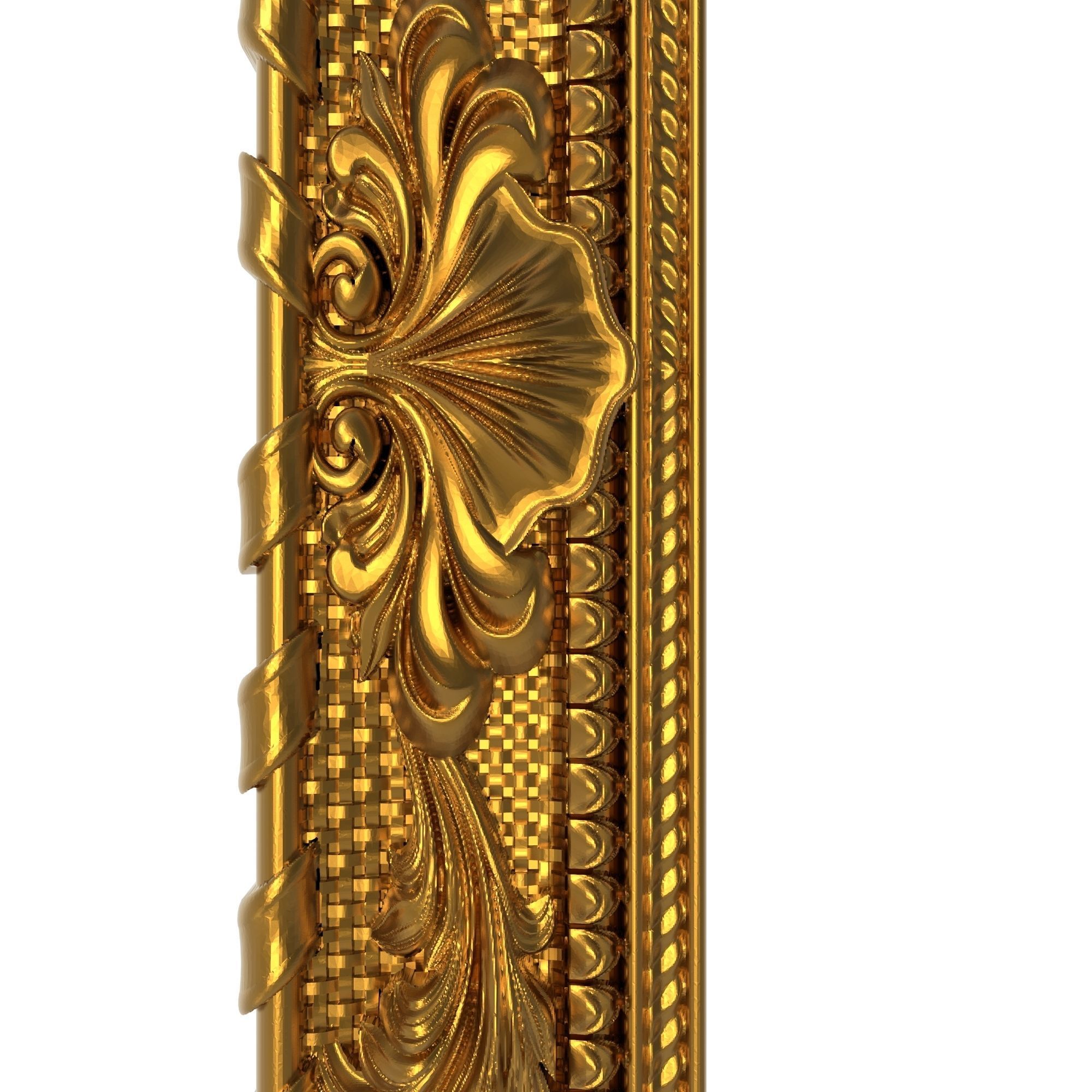 Carved Picture Frame 3D model_2