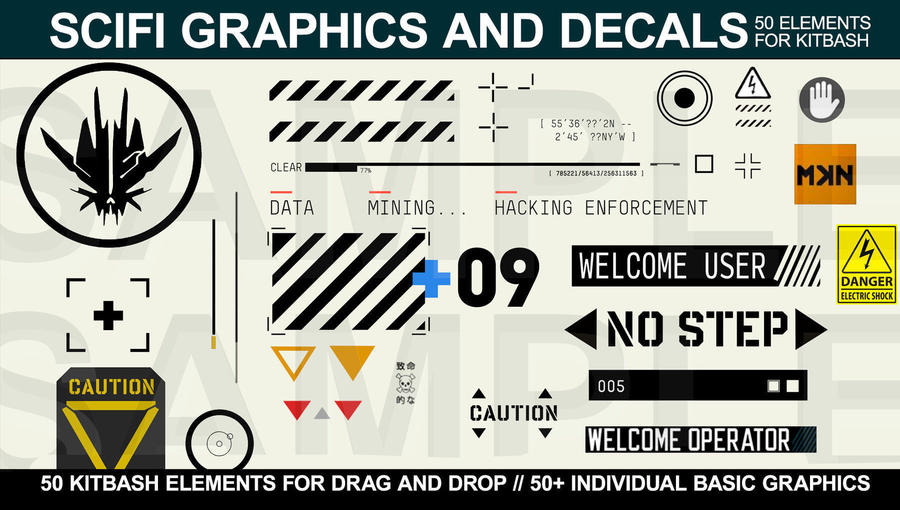 Sci-fi Graphics and Decals Texture_2