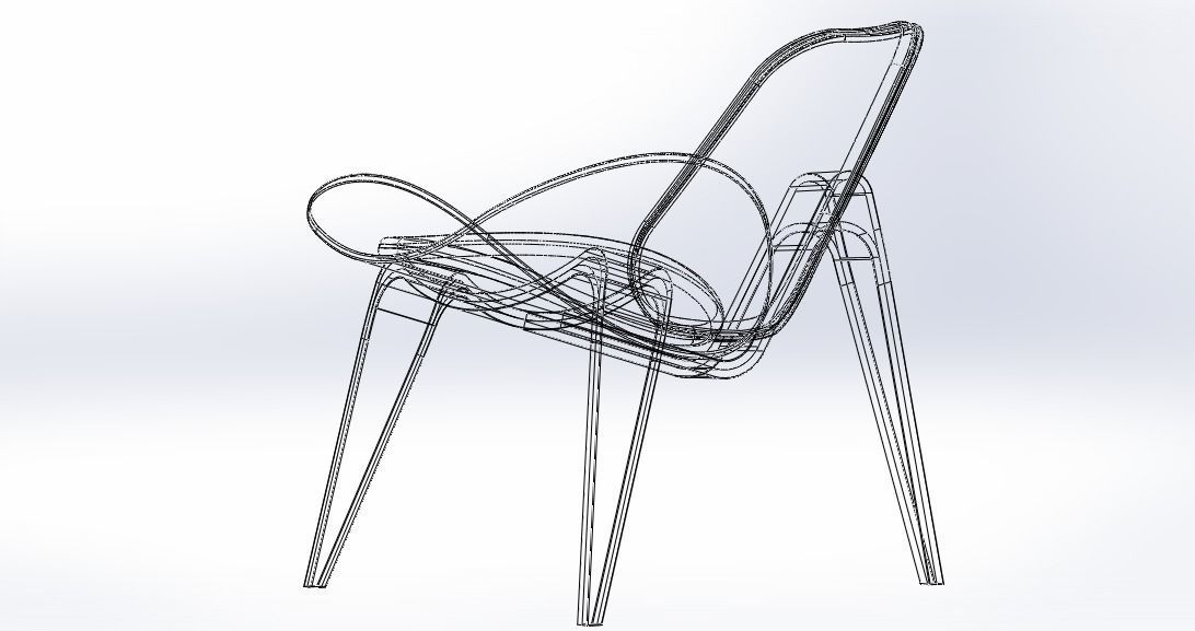 Shell Chair 3D model_8