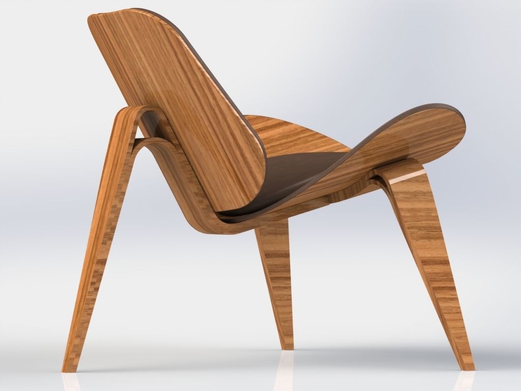 Shell Chair 3D model_6