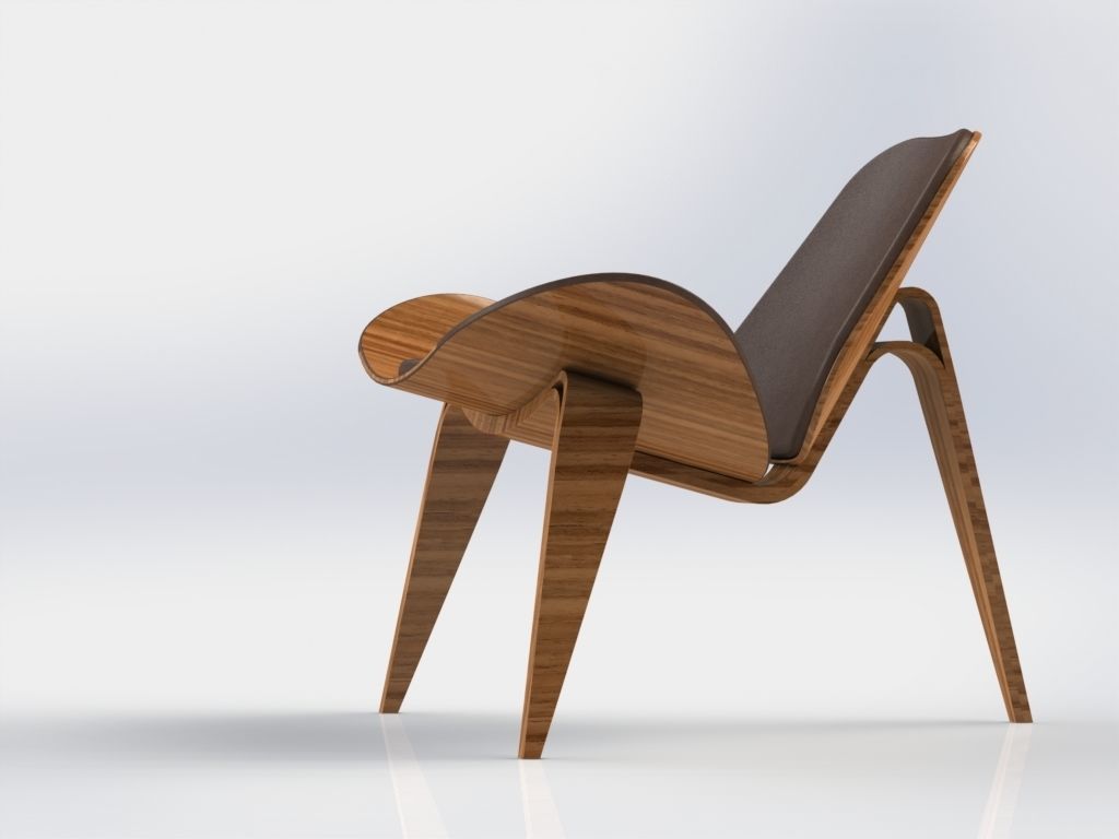 Shell Chair 3D model_2