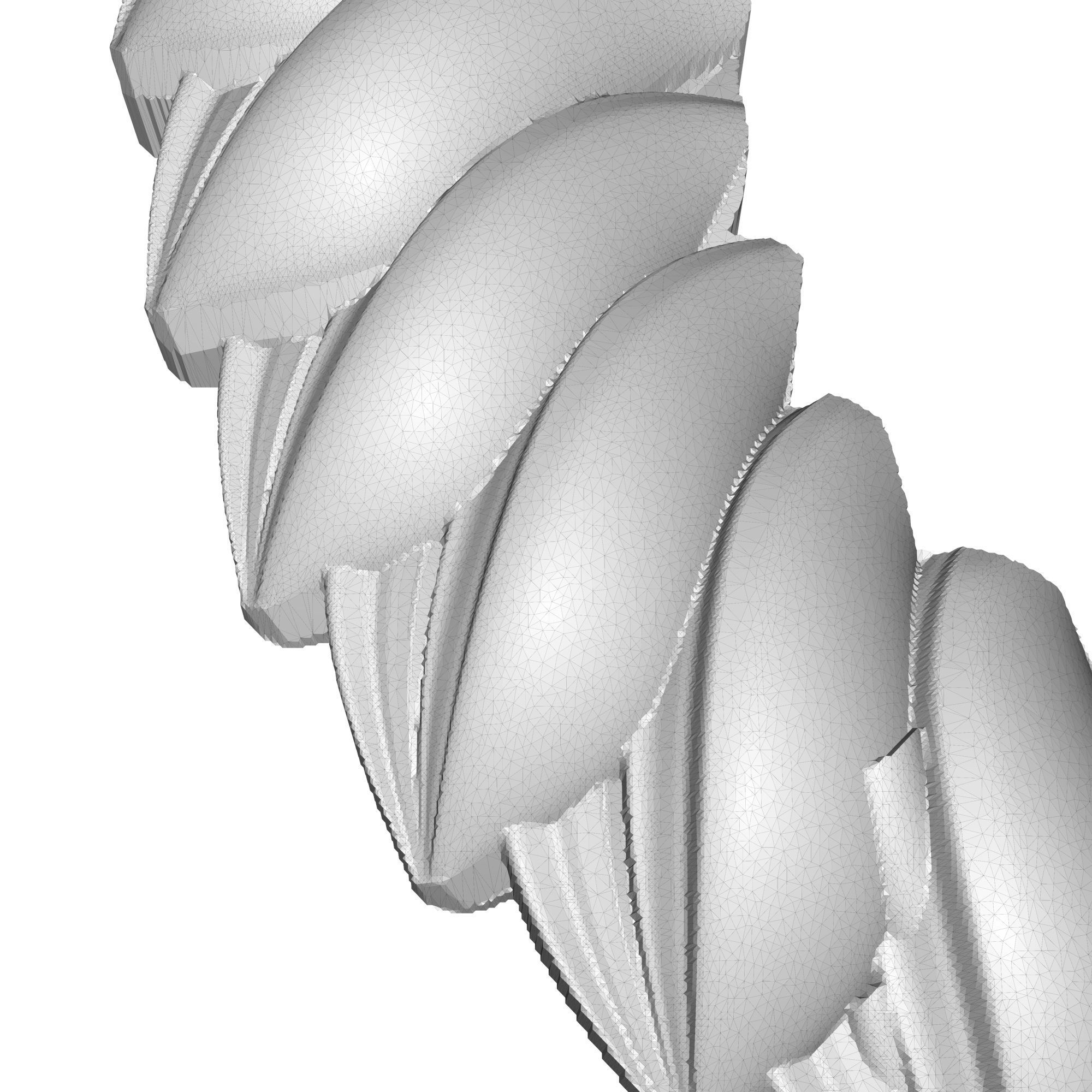 Carved Picture Frame 3D model_7