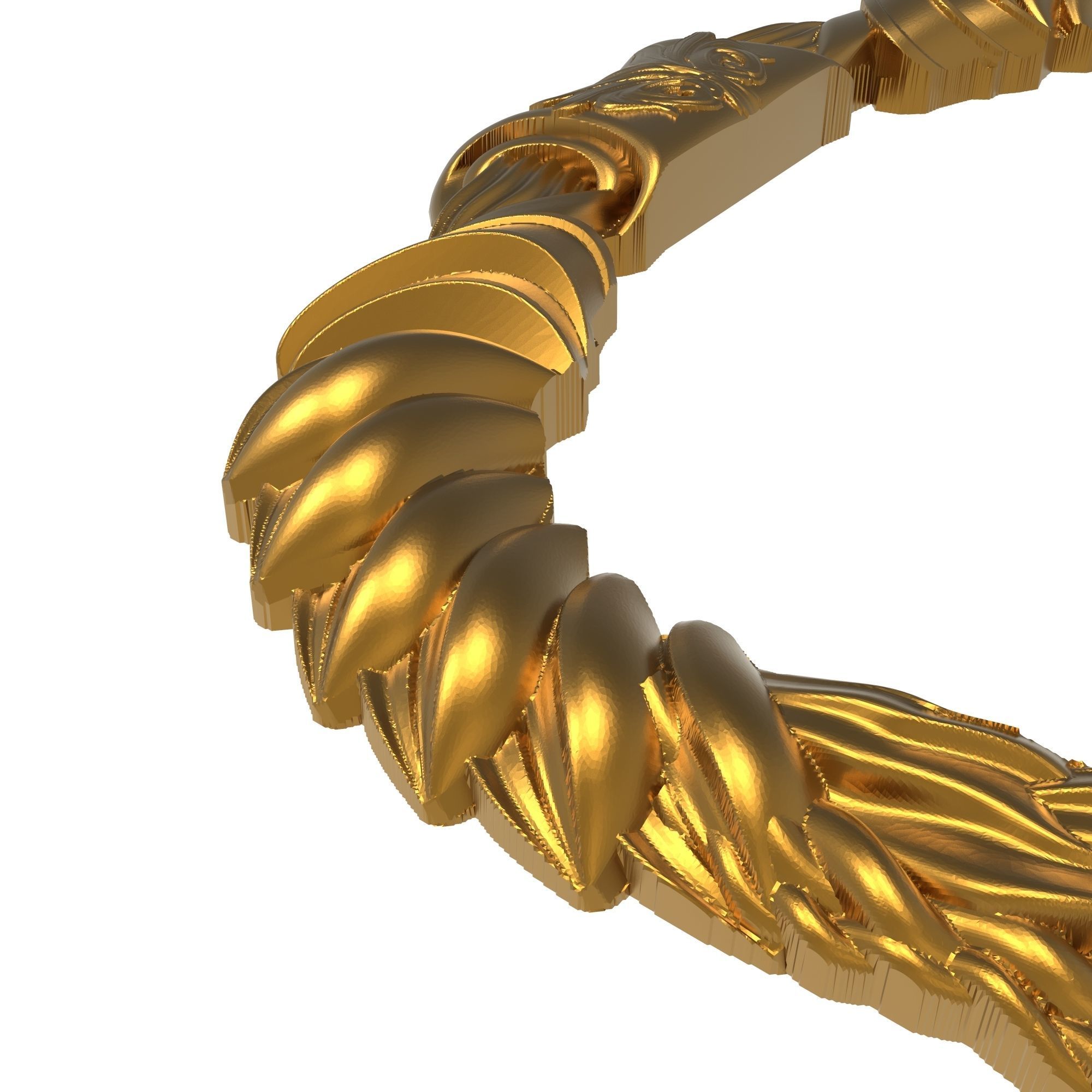 Carved Picture Frame 3D model_5