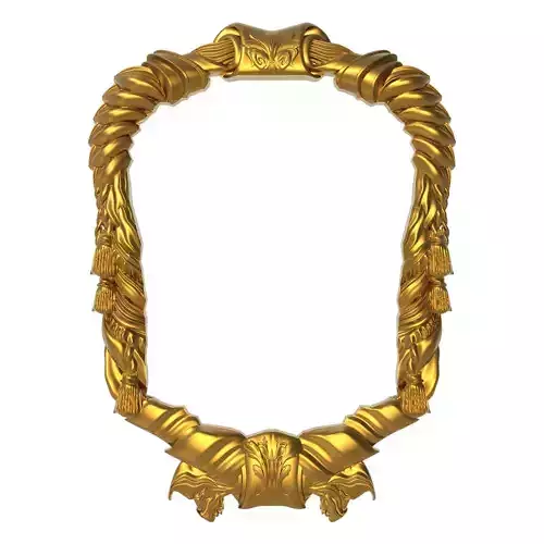 Carved Picture Frame 3D model