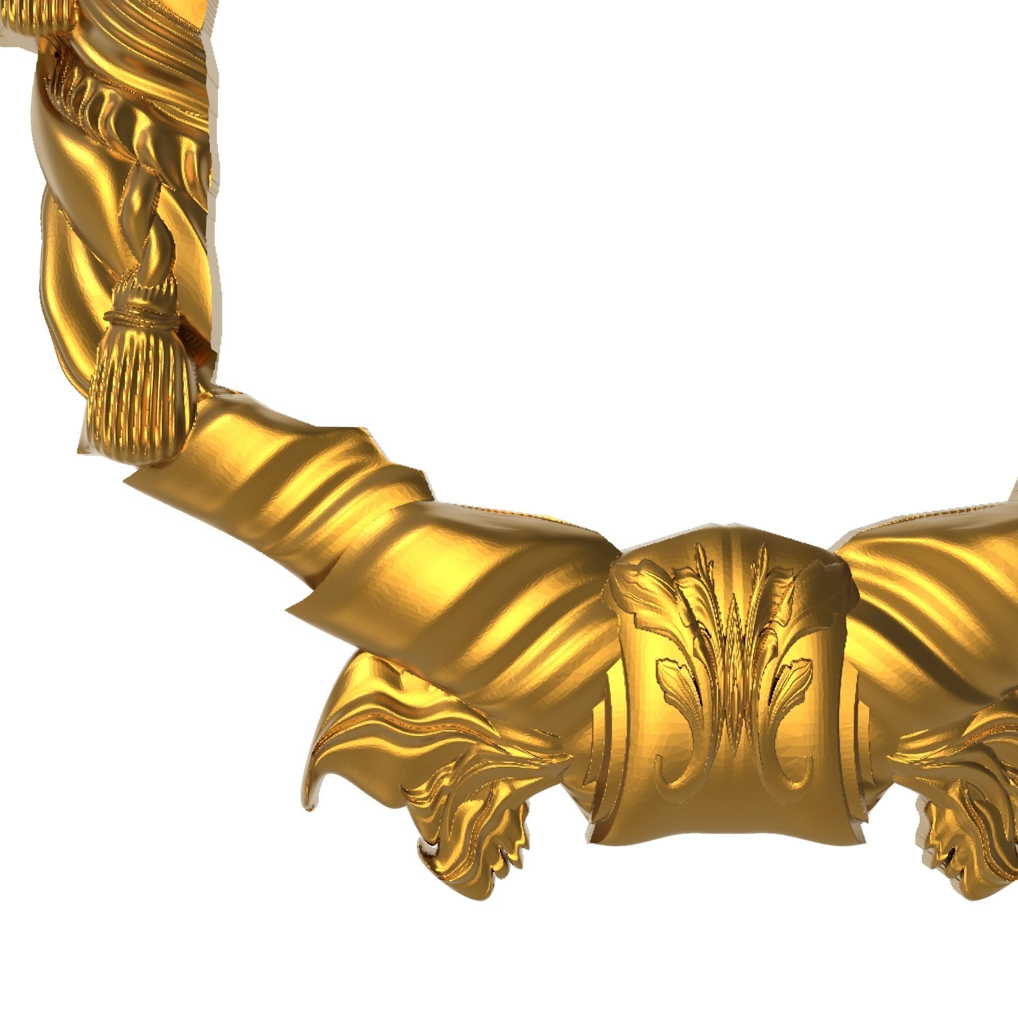 Carved Picture Frame 3D model_3