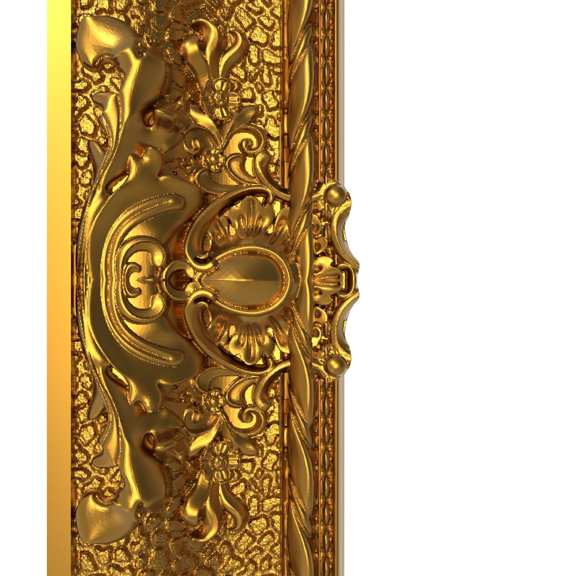 Carved Picture Frame 3D model_2