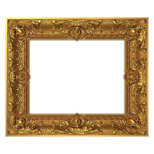 Carved Picture Frame 3D model