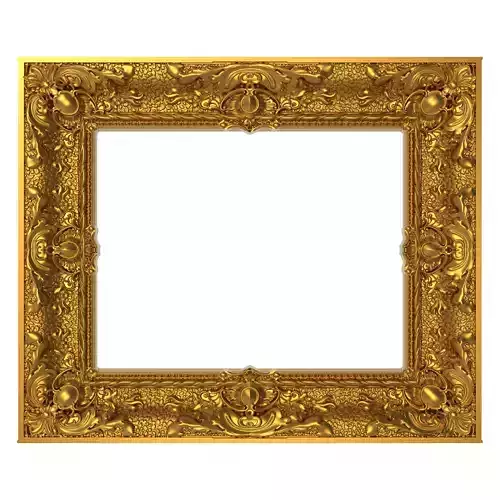 Carved Picture Frame 3D model