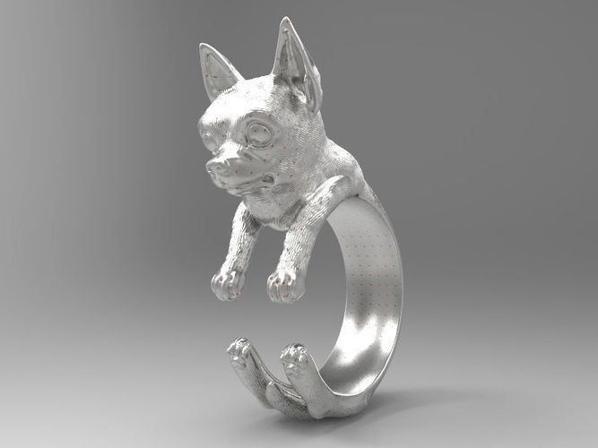dog ring 3D print model