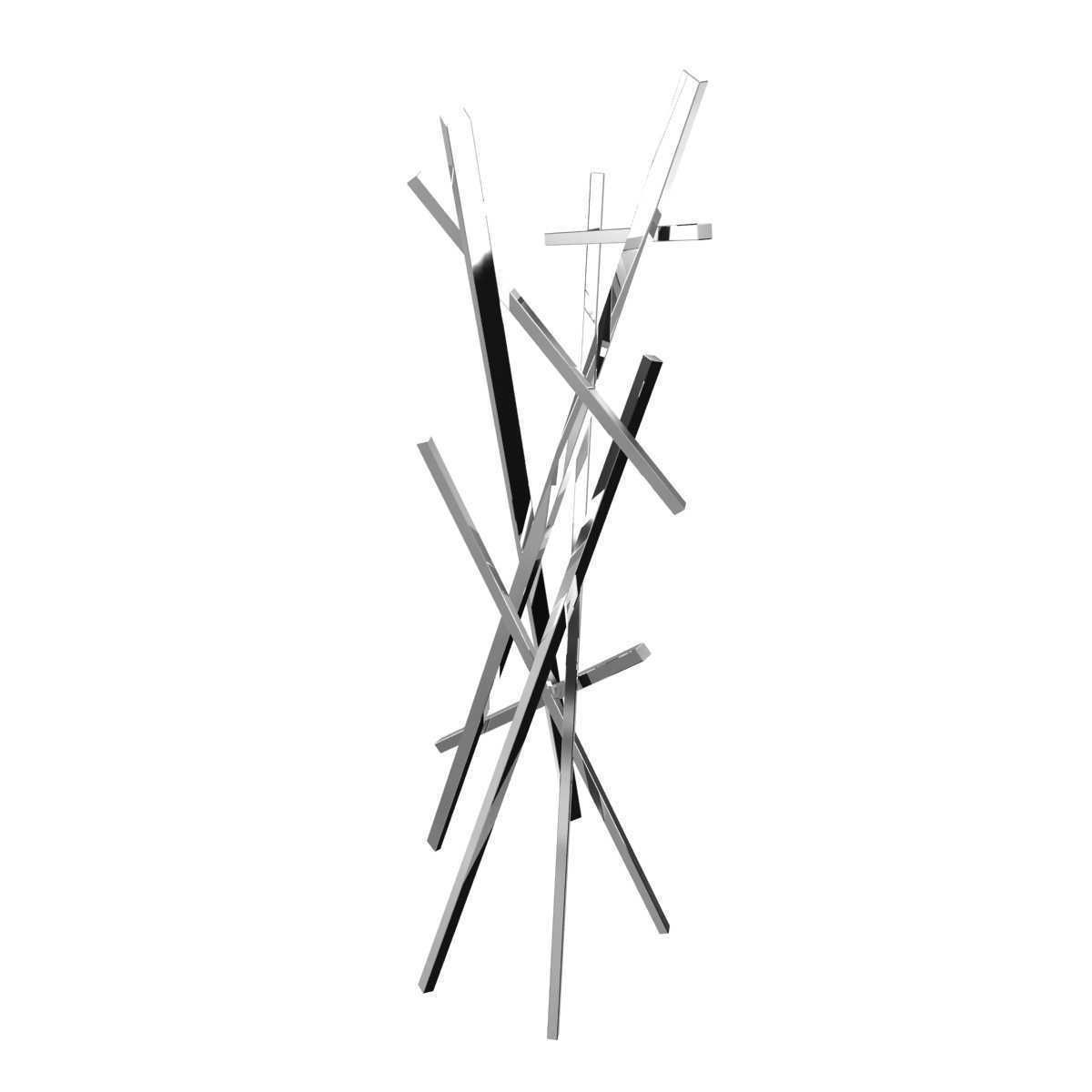 Terrasculpture stainless steel memory sculpture 3D model_2