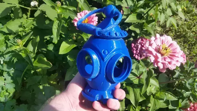 Bronze lamp 3d print