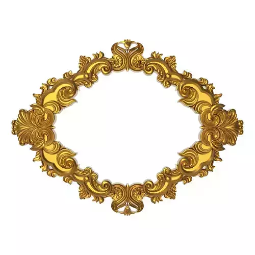 Carved Picture Frame 3D model