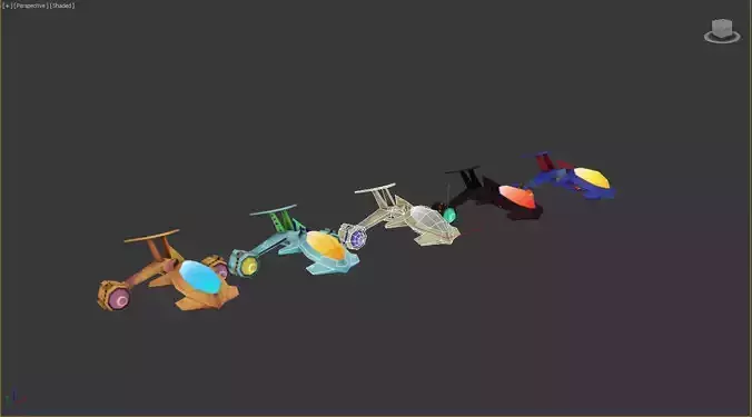 Game Low Poly Aircraft 
