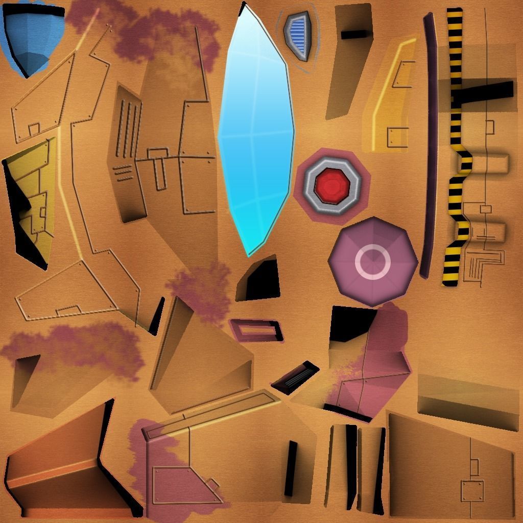 Game Low Poly Aircraft  Low-poly 3D model_1