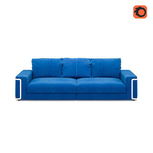 Montgomery Sofa Fendi Casa 3D model